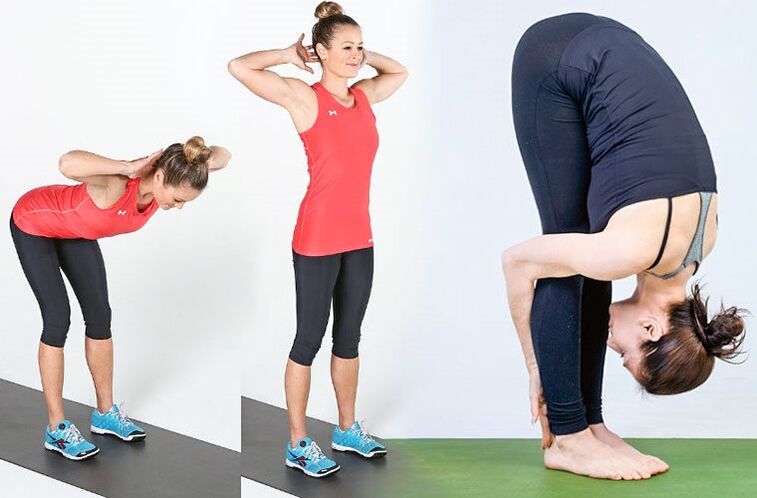 ტორსი იხრება